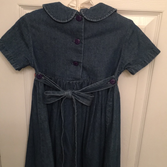 Embroidered Denim Dress - Picture 2 of 4